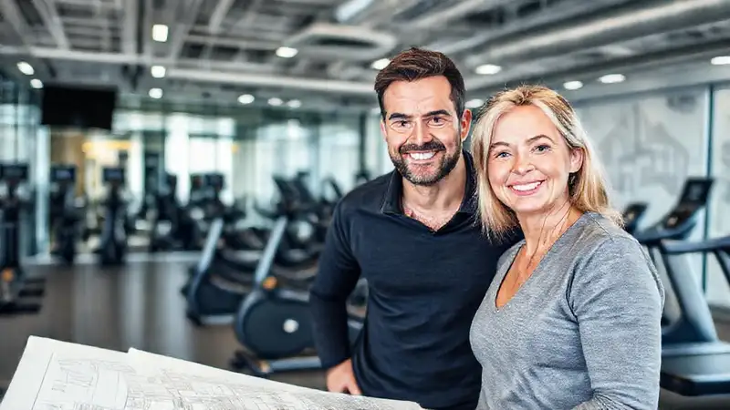 Gimnasio moderno: lujo y personalización